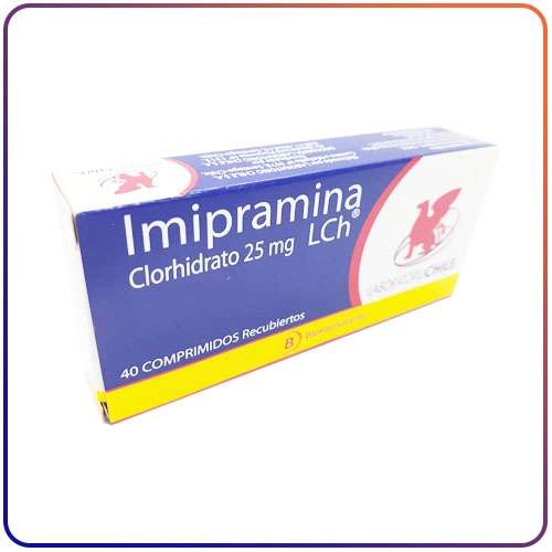 IMIPRAMINA CLORHIDRATO 25 MG X 40 COMP RECUBIERTOS